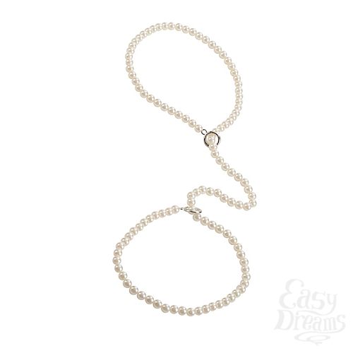 ���������� 2  ��������� �� ����� ��� ������  PLAYFUL IN PEARLS-PEARL CUFF