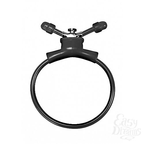 Фотография 1:  Черное утягивающее лассо Adjustable Cockring Фотография 1:  Черное утягивающее лассо Adjustable Cockring