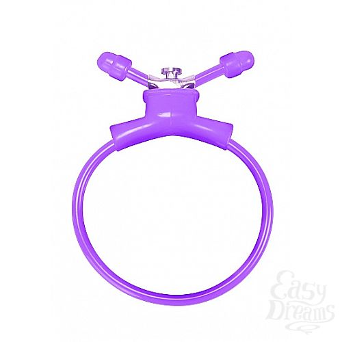 Фотография 1:  Фиолетовое утягивающее лассо Adjustable Cockring Фотография 1:  Фиолетовое утягивающее лассо Adjustable Cockring