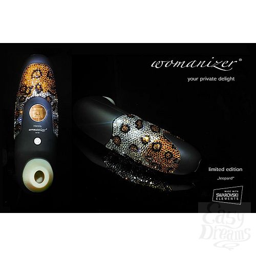 ���������� 3  ׸���� ���������� ������� Womanizer Leopard Swarovski