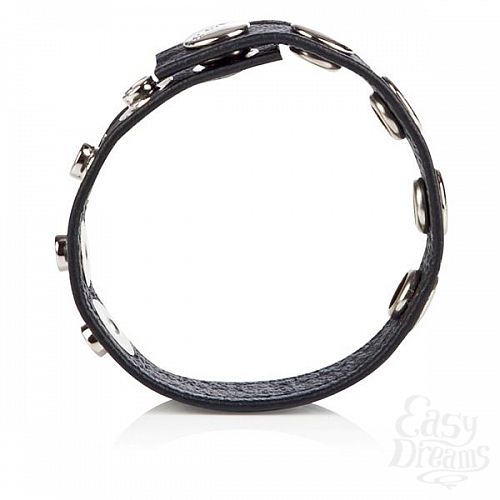 Фотография 2:  Кожаная утяжка для пениса Adjustable 5 Snap Leather Strap Фотография 2  Кожаная утяжка для пениса Adjustable 5 Snap Leather Strap