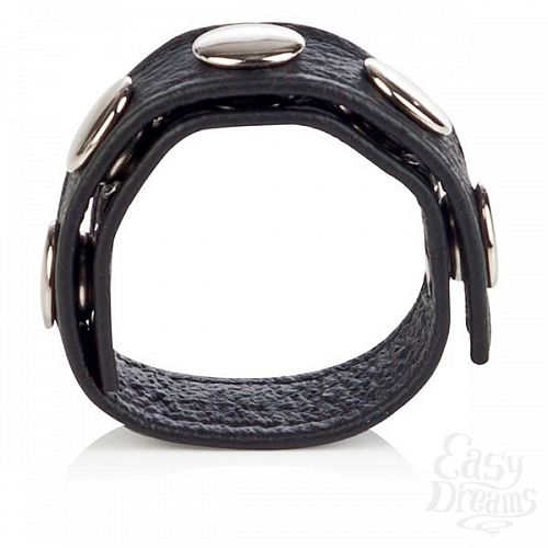 Фотография 3:  Кожаная утяжка для пениса Adjustable 5 Snap Leather Strap Фотография 3  Кожаная утяжка для пениса Adjustable 5 Snap Leather Strap