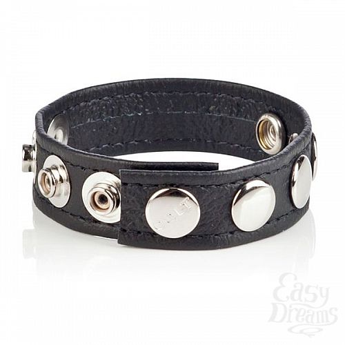 Фотография 4:  Кожаная утяжка для пениса Adjustable 5 Snap Leather Strap Фотография 4  Кожаная утяжка для пениса Adjustable 5 Snap Leather Strap