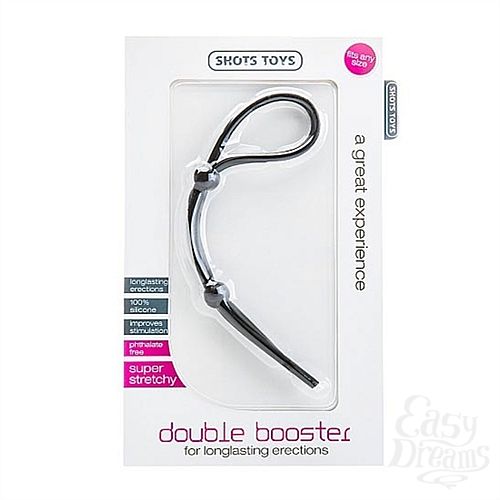 Фотография 1:  Утягивающее лассо Double Booster Black SH-SH288BLK Фотография 1:  Утягивающее лассо Double Booster Black SH-SH288BLK