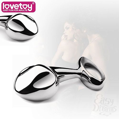 Фотография 1:  Серебристый анальный стимулятор из металла LOVETOY Luxury - 10 см. Фотография 1:  Серебристый анальный стимулятор из металла LOVETOY Luxury - 10 см.