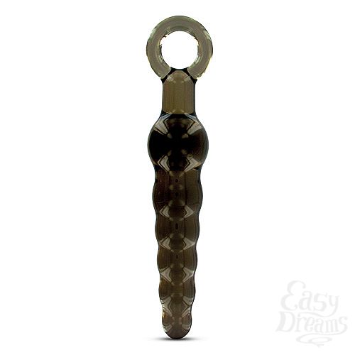 ���������� 1:  �������� �������� ����������-������ ANAL DILDO WORM GREY - 18,5 ��.