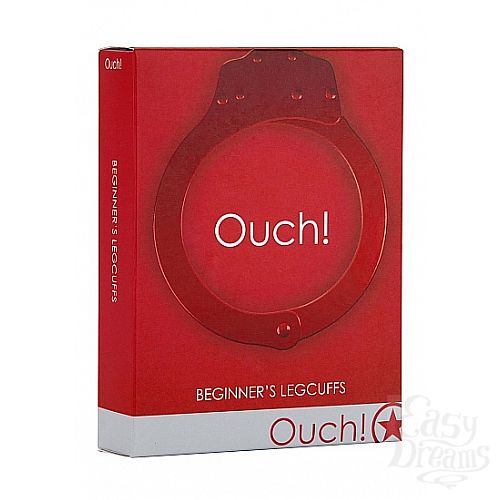  2   Pleasure Legcuffs Red SH-OU006RED