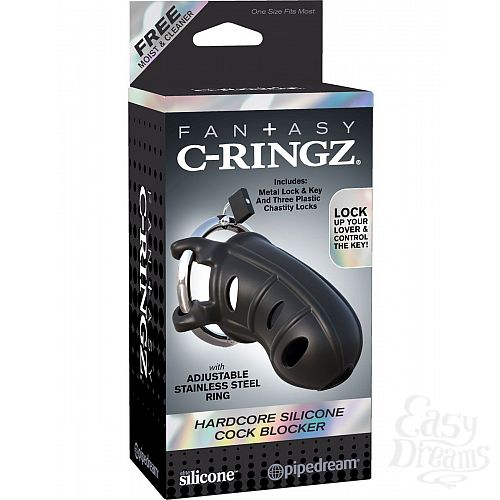  4     Hardcore Silicone Cock Blocker