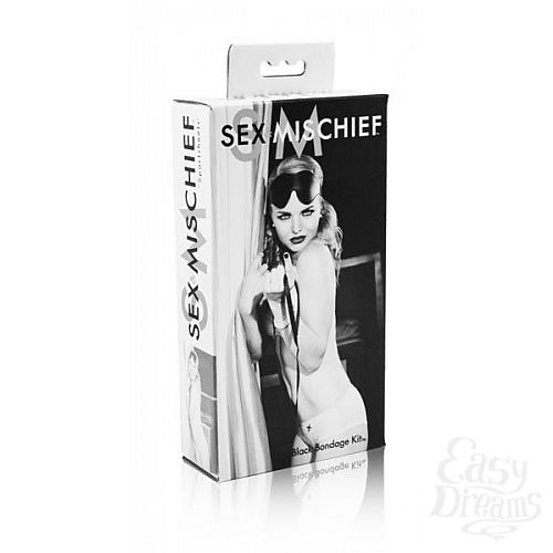  1:     - S M BLACK BONDAGE KIT