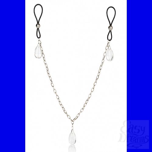 ���������� 2  ������ �� ����� Nipple Play Non-Piercing Nipple Chain Jewelry - Crystal