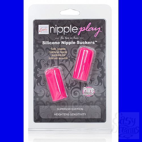 ���������� 1:  �������-�������� �� ����� Nipple play Silicone Nipple Suckers - Pink
