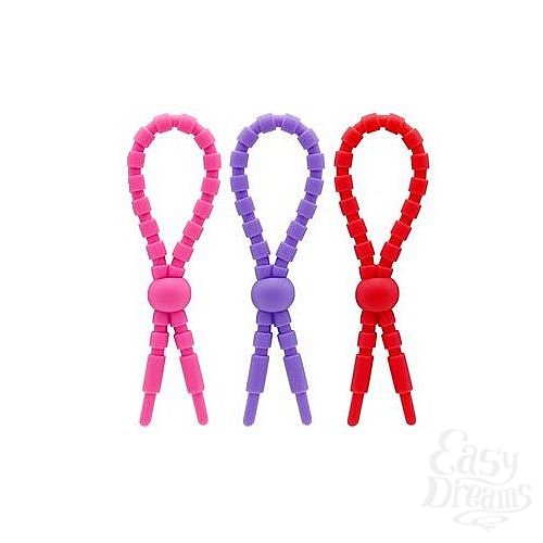 Фотография 2:  Набор из трех лассо для пениса Elastic Erection Фотография 2  Набор из трех лассо для пениса Elastic Erection