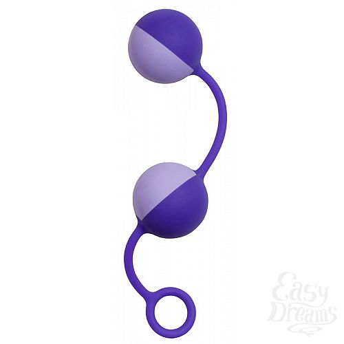 ���������� 1:  ���������� ����������� ������ PURRFECT SILICONE DUO TONE BALLS PURPLE