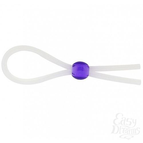 Фотография 1:  Прозрачное лассо с фиолетовой бусиной SILICONE COCK RING WITH BEAD LAVENDER Фотография 1:  Прозрачное лассо с фиолетовой бусиной SILICONE COCK RING WITH BEAD LAVENDER