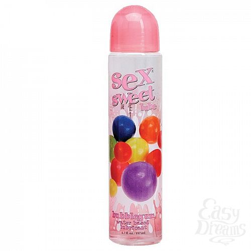 ���������� 1:  �������� ��������� Sex Sweet Lube Bubble Gum � �������� ������� - 197 ��.