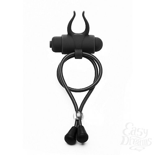 Фотография 1:  Утягивающее лассо с вибрацией The Devil - Black SH-SHT215BLK Фотография 1:  Утягивающее лассо с вибрацией The Devil - Black SH-SHT215BLK