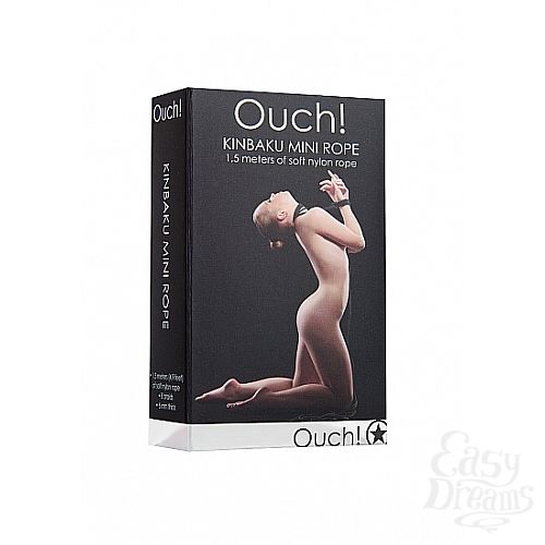  2     Kinbaku Mini 1,5m Black SH-OU073BLK