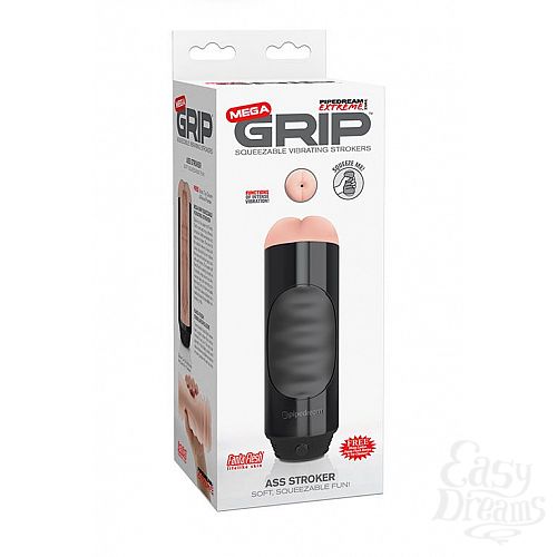  1:  - Extreme Toyz Mega Grip Vibrating Stroker Mouth
