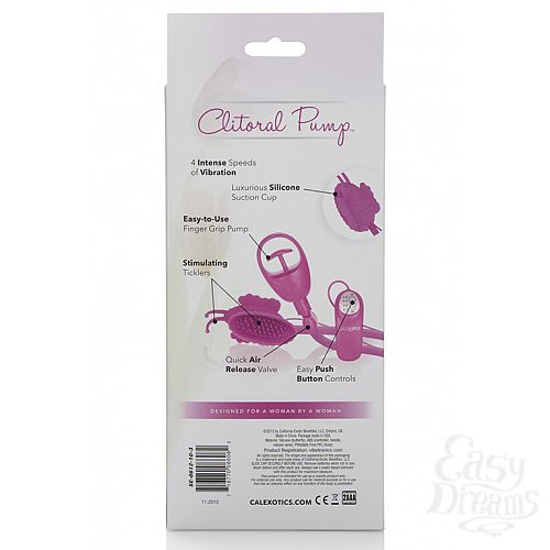 ���������� 7  ����� ������������ � ��������� ADV BUTTERFLY CLIT PUMP-PNK