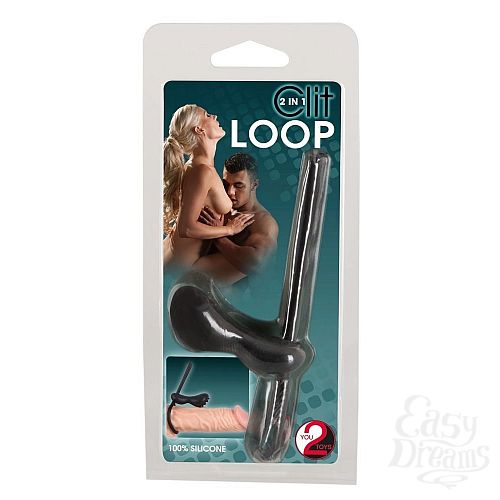 Фотография 3:  Эрекционное лассо с клиторальным стимулятором Clit Loop 2 in 1 Фотография 3  Эрекционное лассо с клиторальным стимулятором Clit Loop 2 in 1