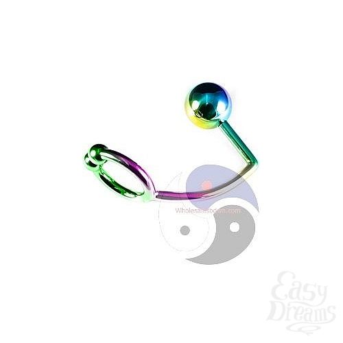 Фотография 1:  Радужное эрекционное кольцо с анальным плагом Rainbow Horse Shoe Ring with 40mm Diameter Ball Фотография 1:  Радужное эрекционное кольцо с анальным плагом Rainbow Horse Shoe Ring with 40mm Diameter Ball