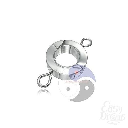 Фотография 1:  Большой зажим на мошонку с петлями для весов Ball Stretcher W/Attaching of Weights Фотография 1:  Большой зажим на мошонку с петлями для весов Ball Stretcher W/Attaching of Weights