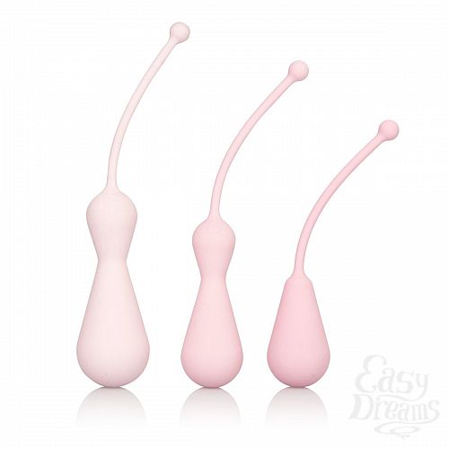 ���������� 1:  ����� �� 3 ���� ����������� ������ ������� ������� Weighted Silicone Kegel Training Kit