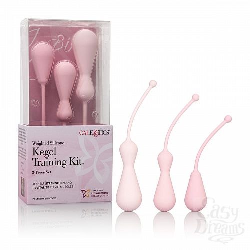 ���������� 4  ����� �� 3 ���� ����������� ������ ������� ������� Weighted Silicone Kegel Training Kit