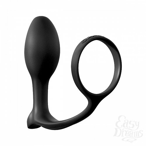  4       Ass-Gasm Cockring Beginners Plug