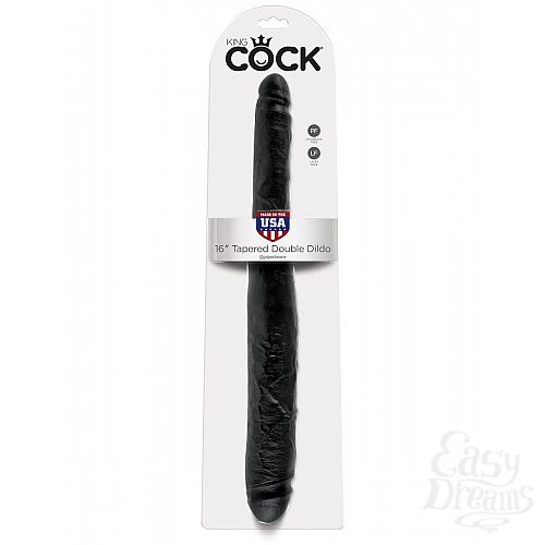 ���������� 3  ׸���� ������������ ����� 16  Tapered Double Dildo - 40,6 ��.