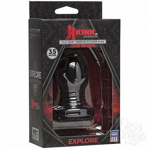  3      Kink Wet Works Explore Platinum Premium Silicone Plug 3.5  - 8,9 .