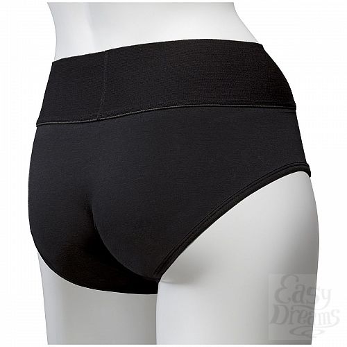 ���������� 2  �������-����� � ������ Vac-U-Lock Panty Harness with Plug Briefs - L/XL