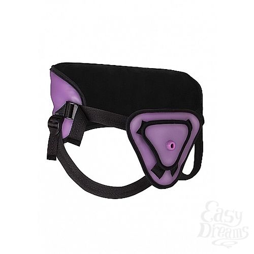  2   Deluxe Silicone Strap On 10 Inch Purple OUCH! SH-OU209PUR