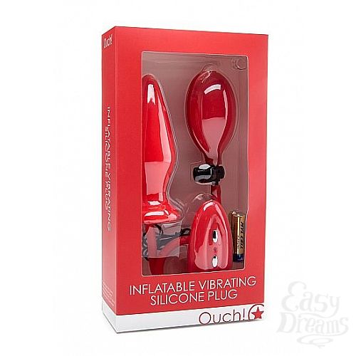  2          Inflatable Vibrating Silicone Plug - 12,2 .