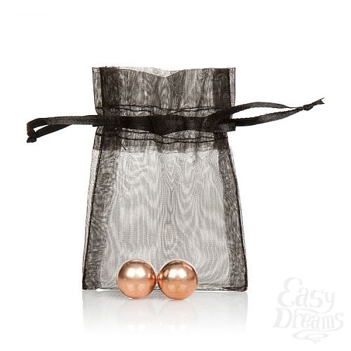 Фотография 2:  Золотистые вагинальные шарики Entice Weighted Kegel Balls Фотография 2  Золотистые вагинальные шарики Entice Weighted Kegel Balls