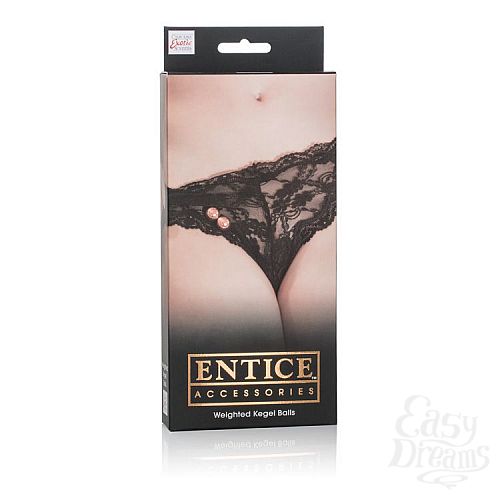 Фотография 3:  Золотистые вагинальные шарики Entice Weighted Kegel Balls Фотография 3  Золотистые вагинальные шарики Entice Weighted Kegel Balls