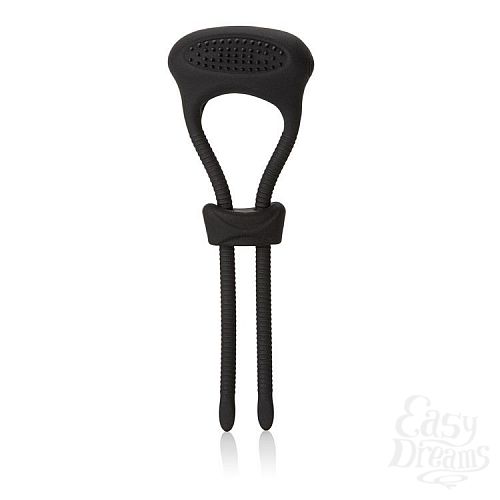 Фотография 1:  Чёрное эрекционное лассо с вибрацией Silicone Ultimate Lasso Фотография 1:  Чёрное эрекционное лассо с вибрацией Silicone Ultimate Lasso