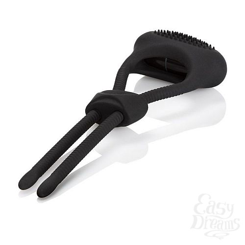 Фотография 2:  Чёрное эрекционное лассо с вибрацией Silicone Ultimate Lasso Фотография 2  Чёрное эрекционное лассо с вибрацией Silicone Ultimate Lasso