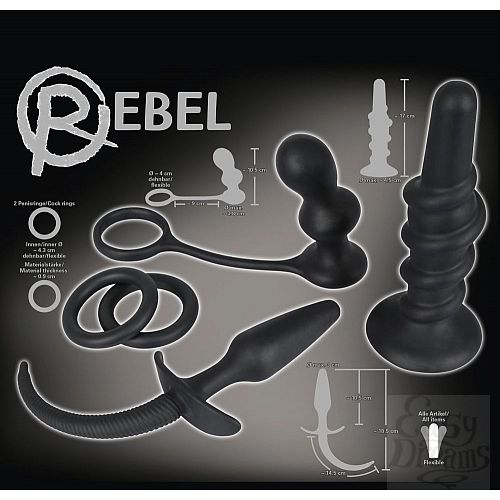 ���������� 3  ����� ������ ������������ ��� �������� ������������ Rebel Anal Set