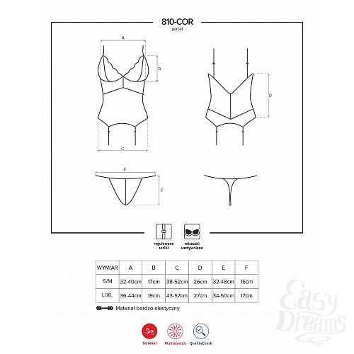 ���������� 5  ������ � ������� �� Obsessive, L/XL, �����