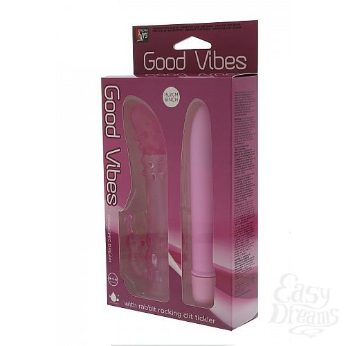 ���������� 2  ������� �������� � ��������� �������� GOOD VIBES ORGASMIC DREAM VIBRATOR SET - 15,2 ��.