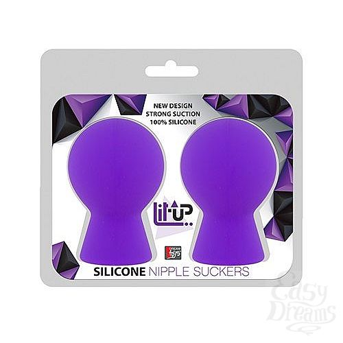 ���������� 2  ���������� �������� ��� ����� LIT-UP NIPPLE SUCKERS SMALL PURPLE