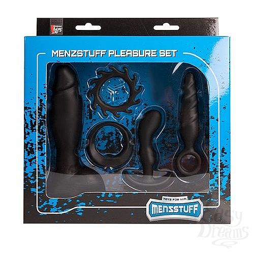 ���������� 2  ���������� ����� ��� ������ MENZSTUFF PLEASURE SET BLACK