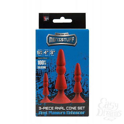  2        MENZSTUFF 3-PIECE ANAL CONE SET