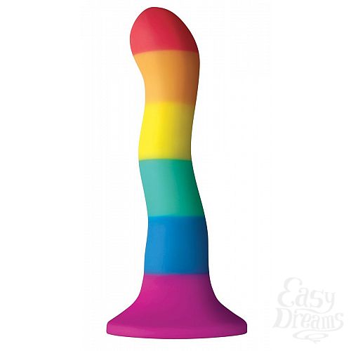 ���������� 1:  �������� ��������� ������������� Colours Pride Edition 6  Wave Dildo - 19 ��.