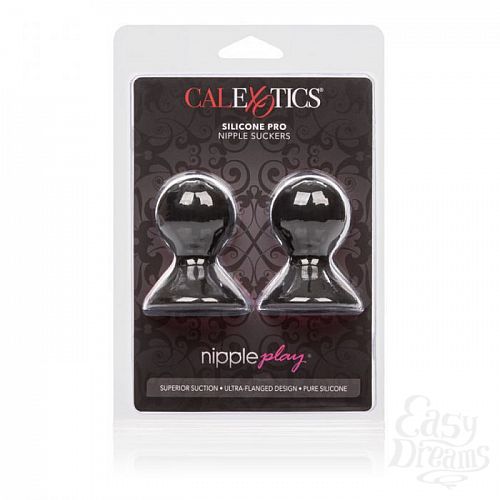 ���������� 2  ׸���� �������-�������� �� ����� Nipple Play Silicone Pro Nipple Suckers