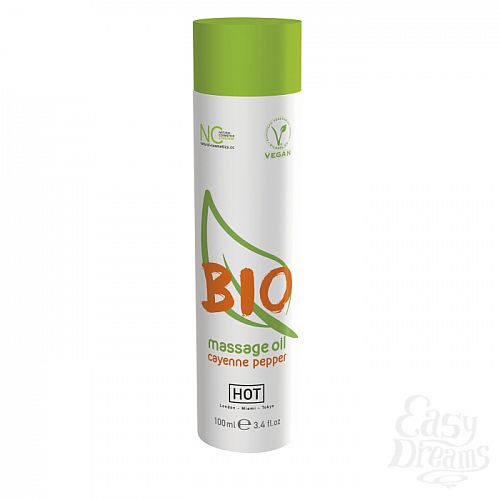  1:    HOT BIO Massage oil cayenne pepper 100   44153