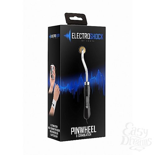  3      E-Stim Pinwheel Black SH-ELC011BLK