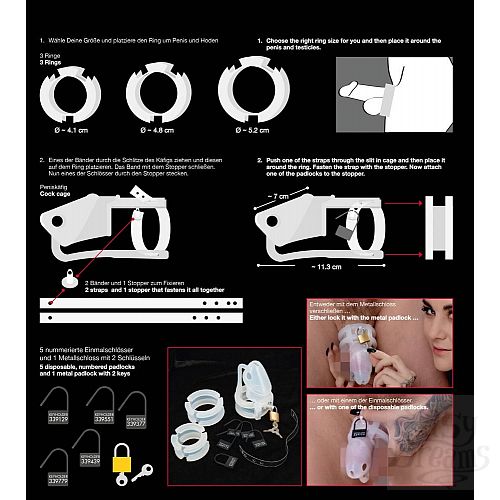  8       Cock Cage Set