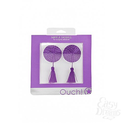  2   Tassels Round Purple SH-OU030PUR
